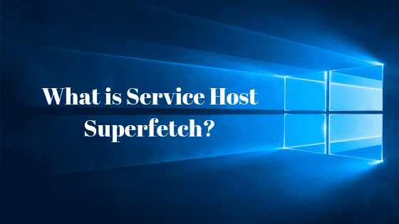 Service Host SuperFetch High Disk