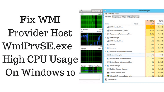WMI Provider Host High CPU