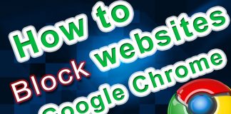 how to block a website on chrome