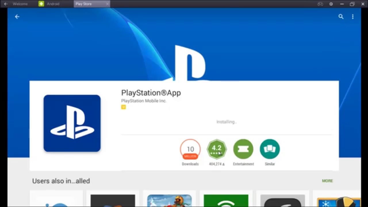 Приложение playstation. PS app на ПК. Как установить PS app на ПК.