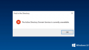 The Active Directory Domain Services is Currently Unavailable: Easy Fixes