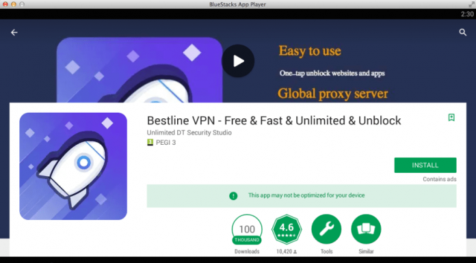 Free Download Bestline VPN for PC Windows 7810 & Mac