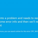 DPC Watchdog Violation Windows 10