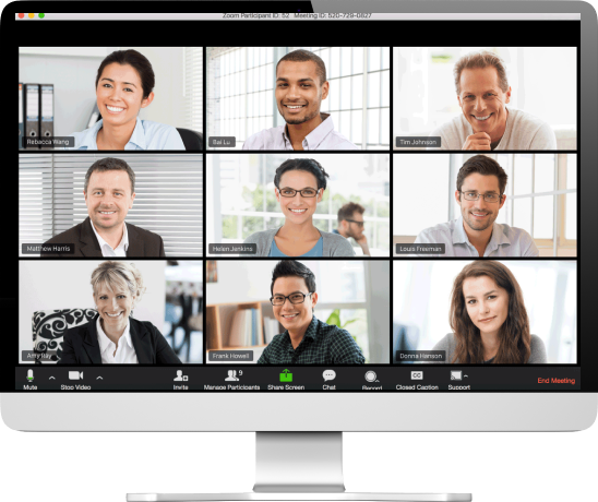 via zoom video conferencing