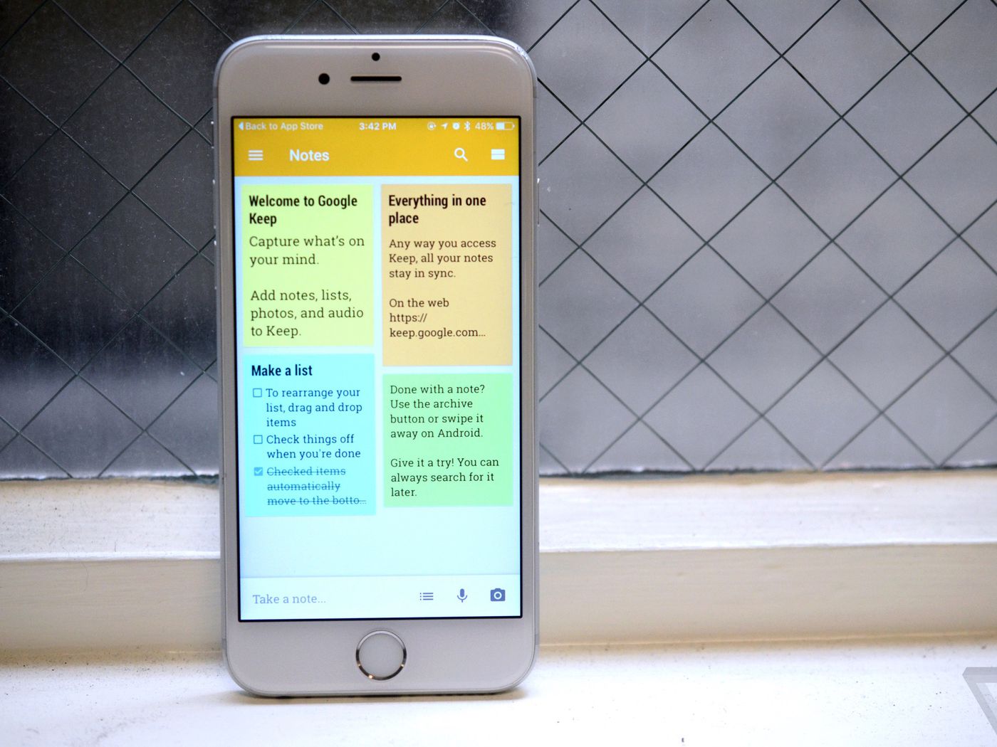 google keep macbook app