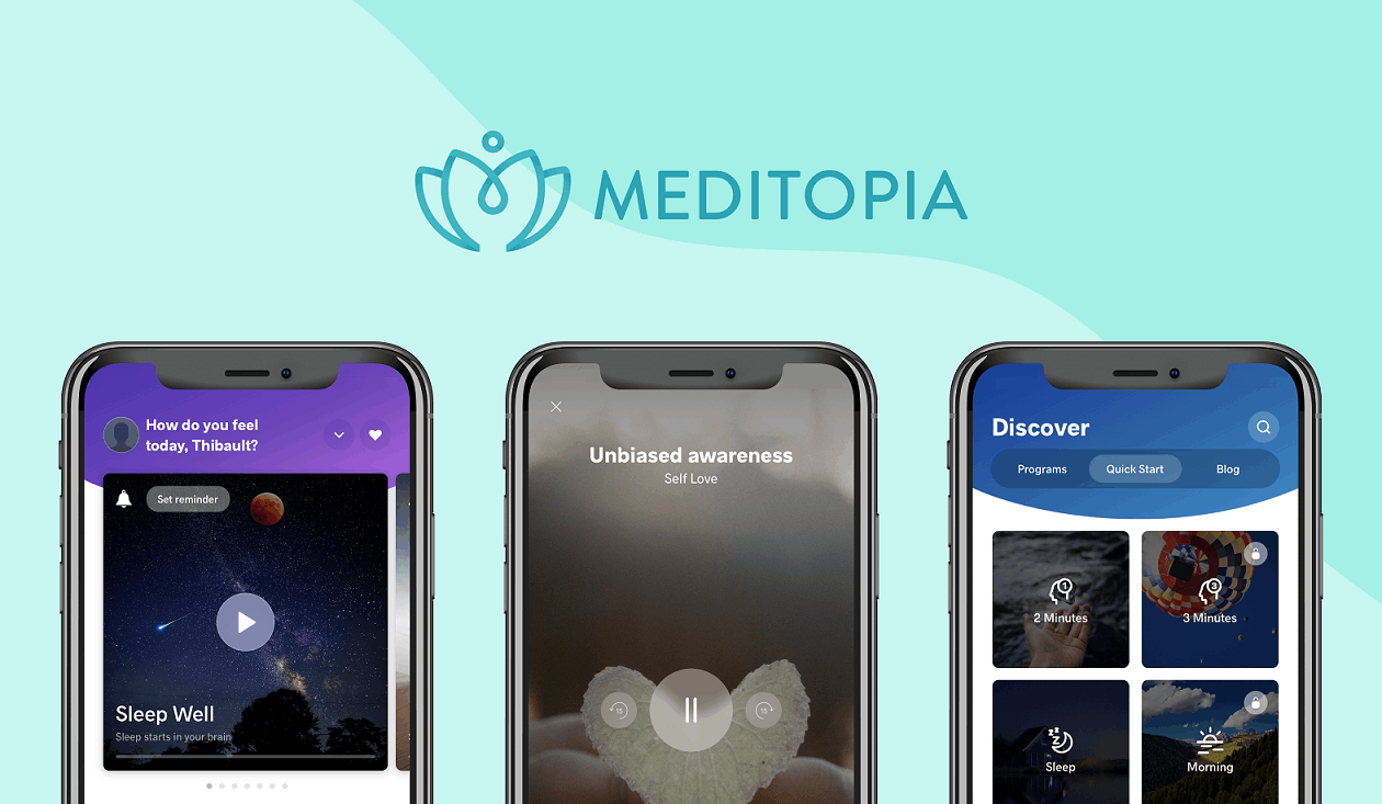 Meditopia: Treat Anxiety, Breathing and Fall Asleep Faster