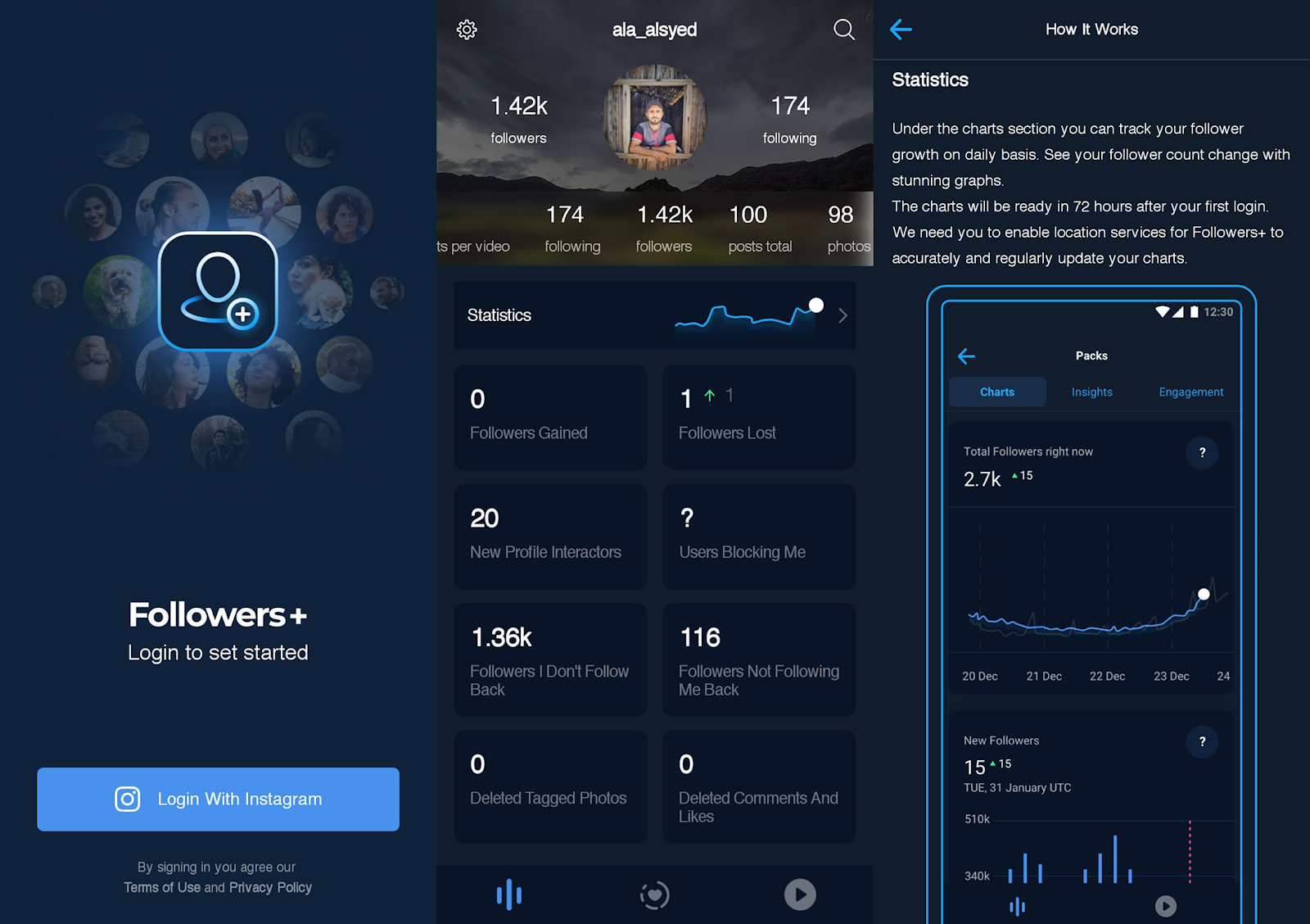 Followers+ - The Followers Analytics for Instagram Mobile App