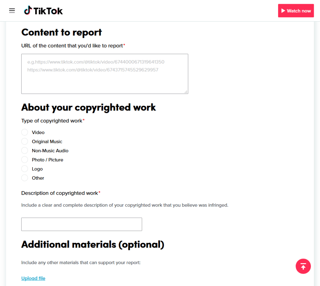 TikTok - Learn How to Report Audio Clips