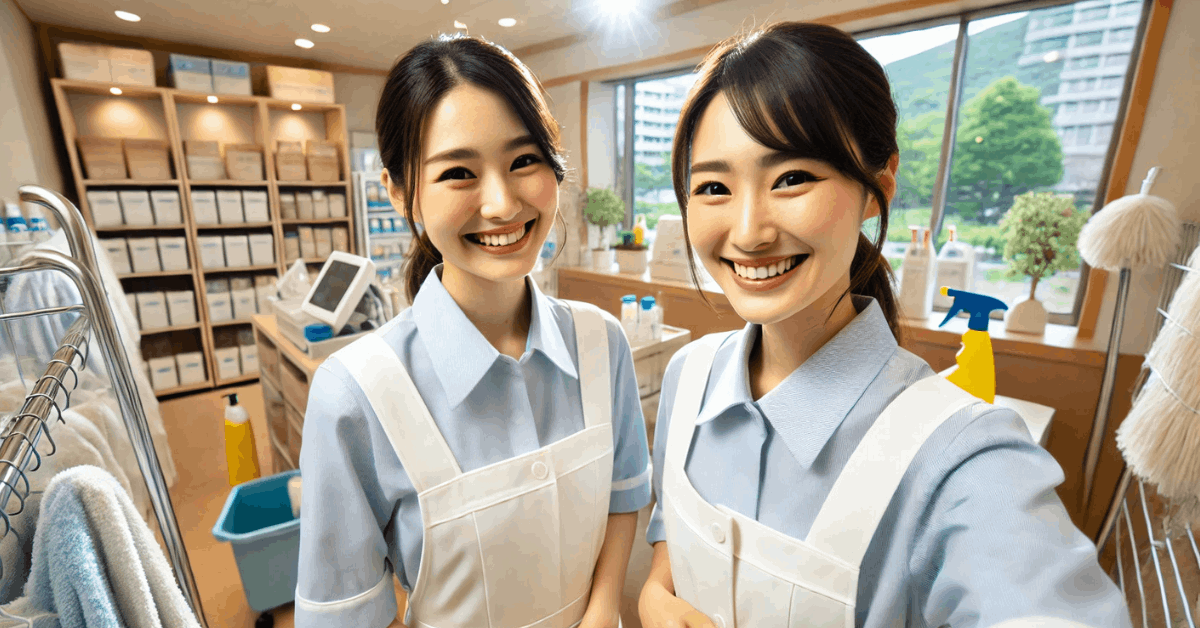 日本での清掃の仕事に応募する:採用される方法
